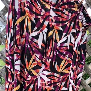 Catherine’s long skirt print 3X.